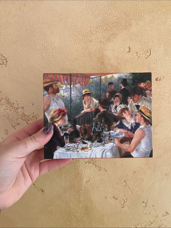 Other - Vintage-Style Postcard Box Featuring Renoir’s Luncheon of the Boating Party